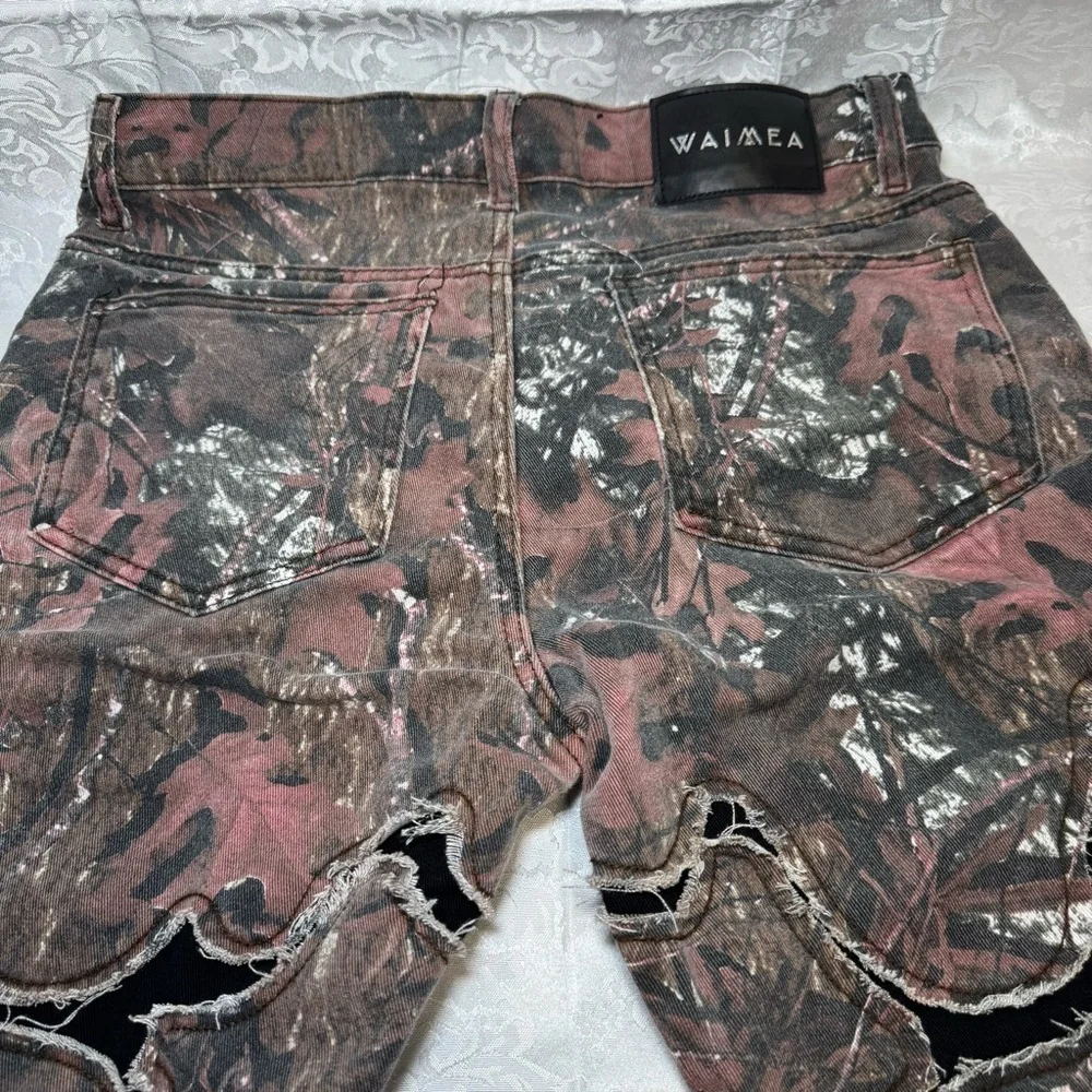 Men's Camouflage Flare Jeans
